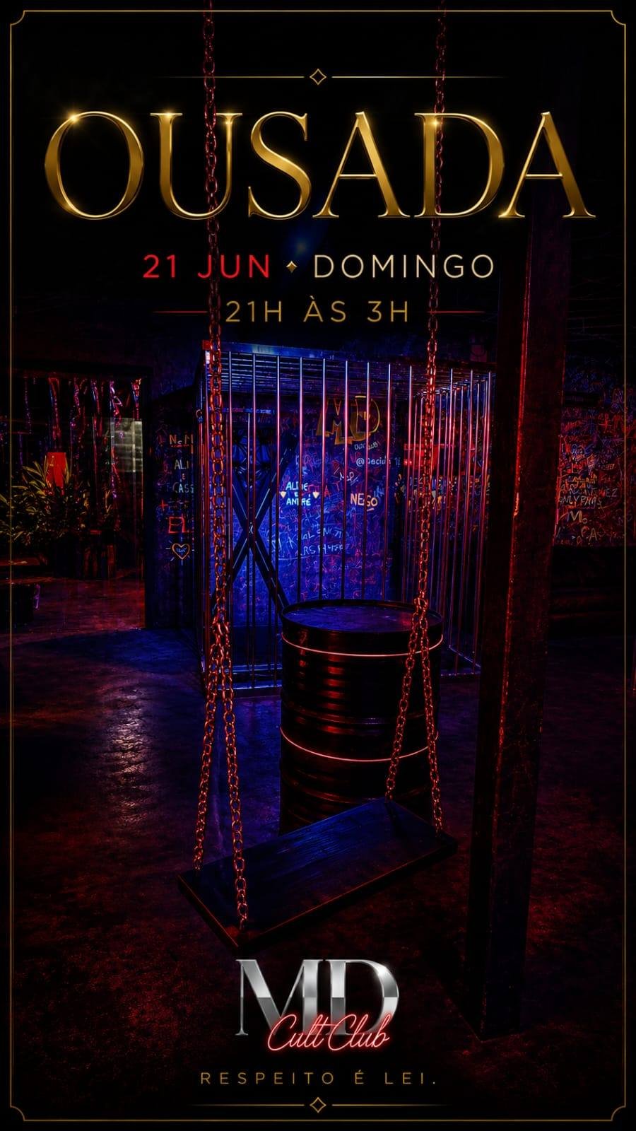 Cartaz do evento Domingo Ousada