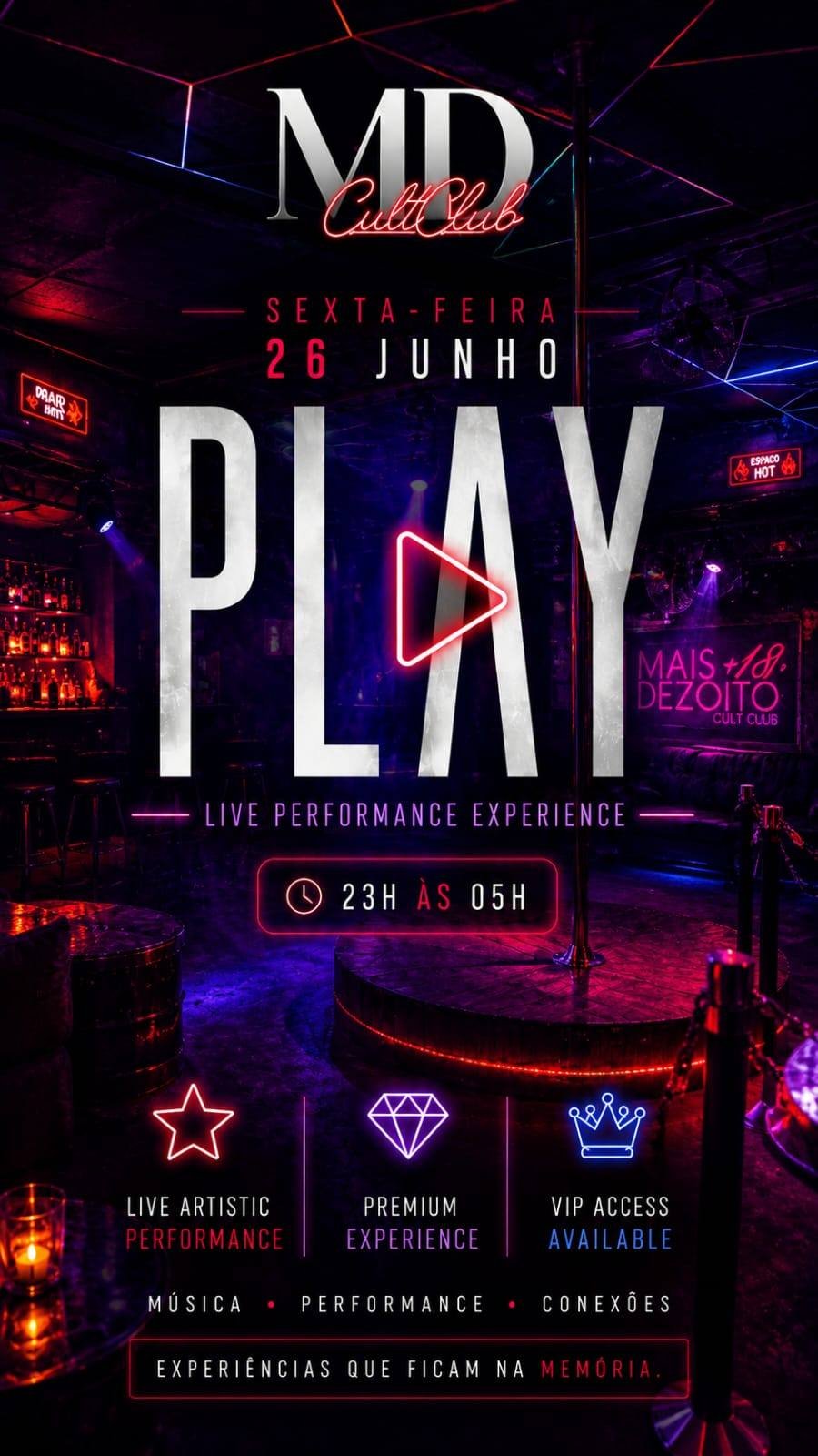 Cartaz do evento Sexta Play
