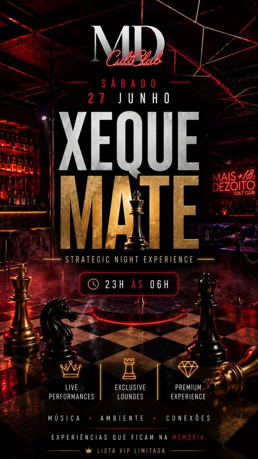 Cartaz do evento Xeque Mate