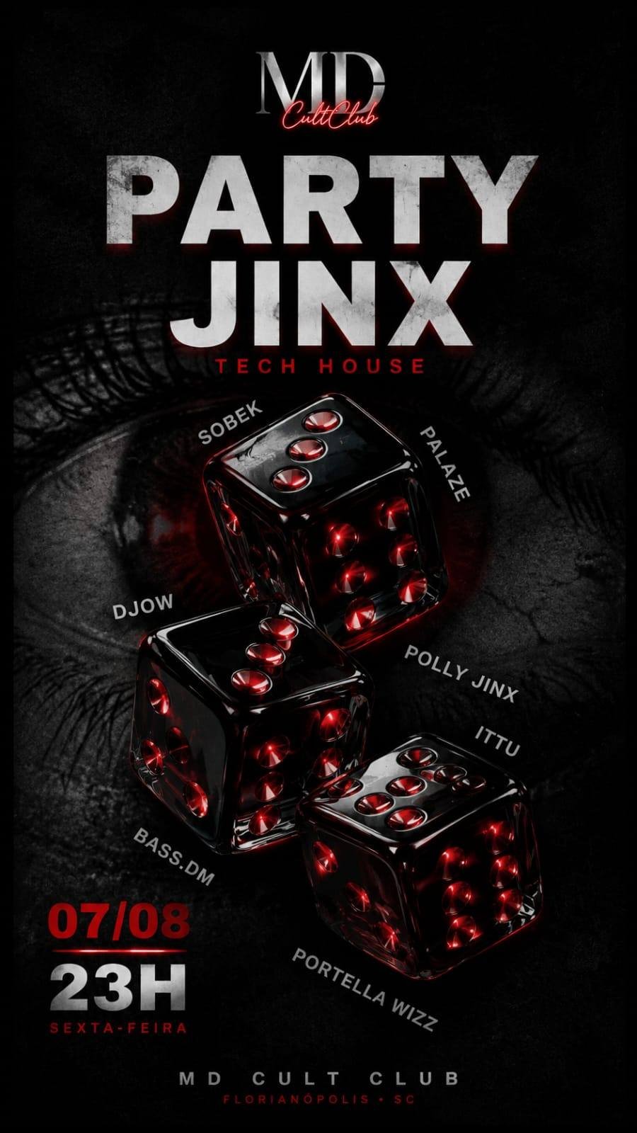 Cartaz do evento Party Jinx