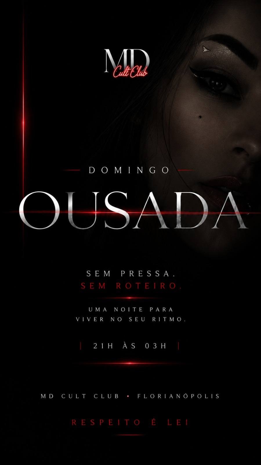Cartaz do evento Domingo Ousada