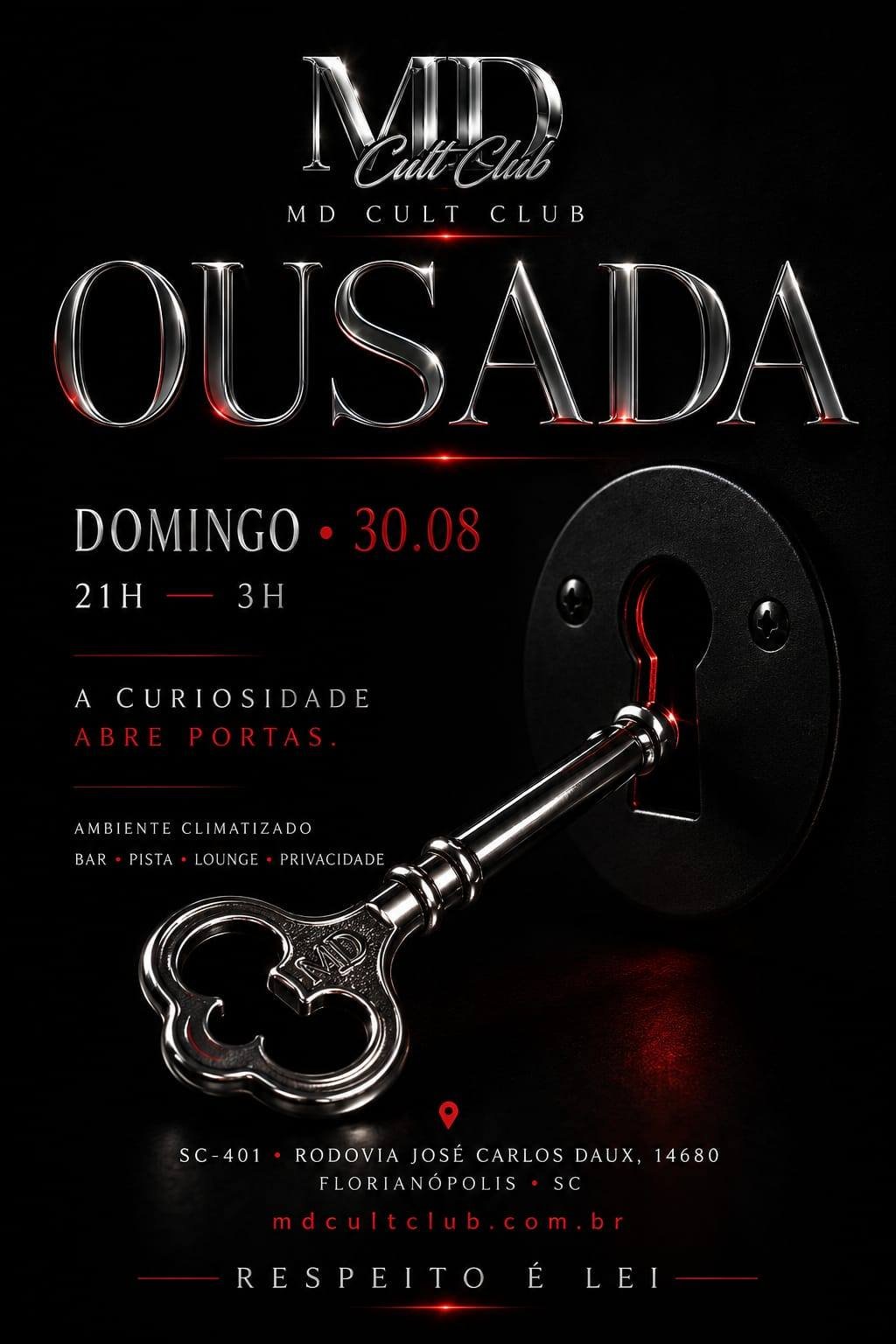 Cartaz do evento Domingo Ousada