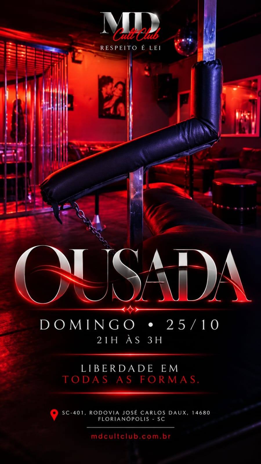 Cartaz do evento Domingo Ousada
