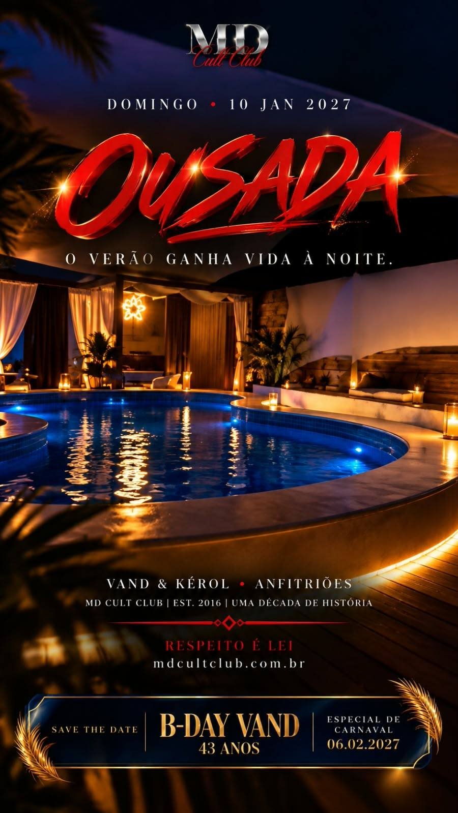 Cartaz do evento Ousada