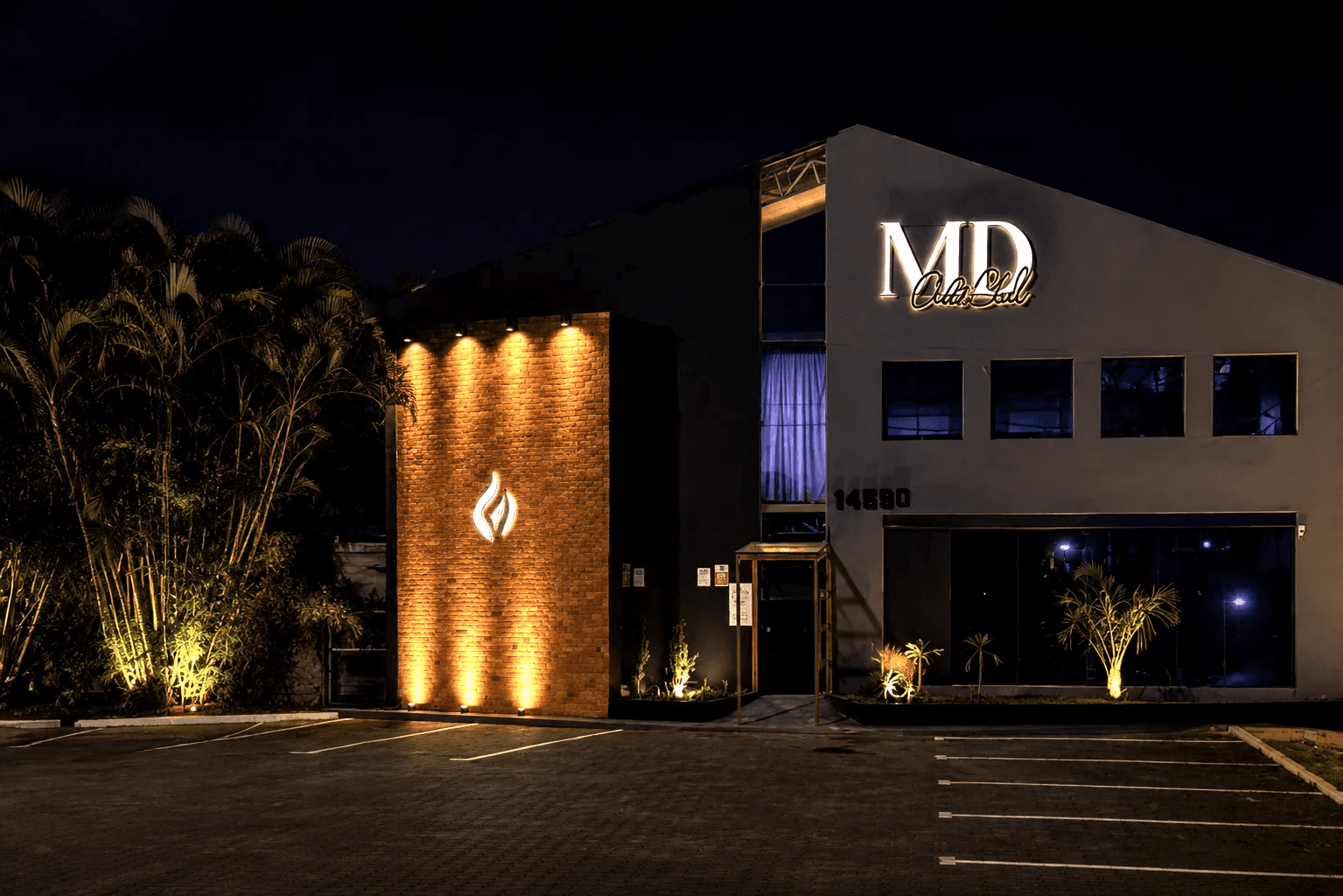 Fachada do MD Cult Club em Florianópolis